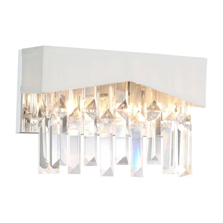 Cwi Lighting Havely 2 Light Wall Sconce With Chrome Finish 5674W10C-W
